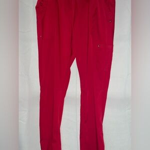 Healing Hands Men's Vibrant Red Cargo Pants